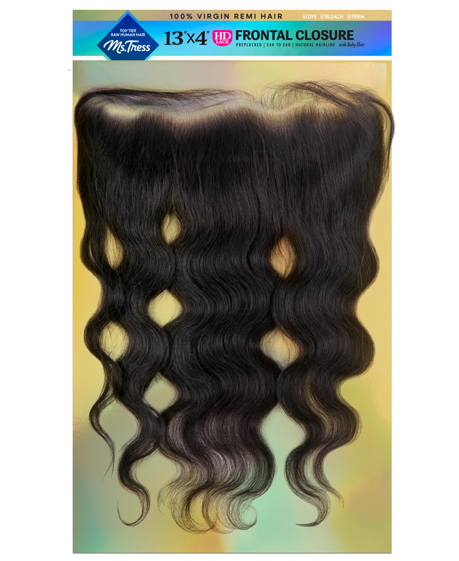 MS.TRESS REMI BUNDLE HD 13X4 LACE CLOSURE-BODY WAVE